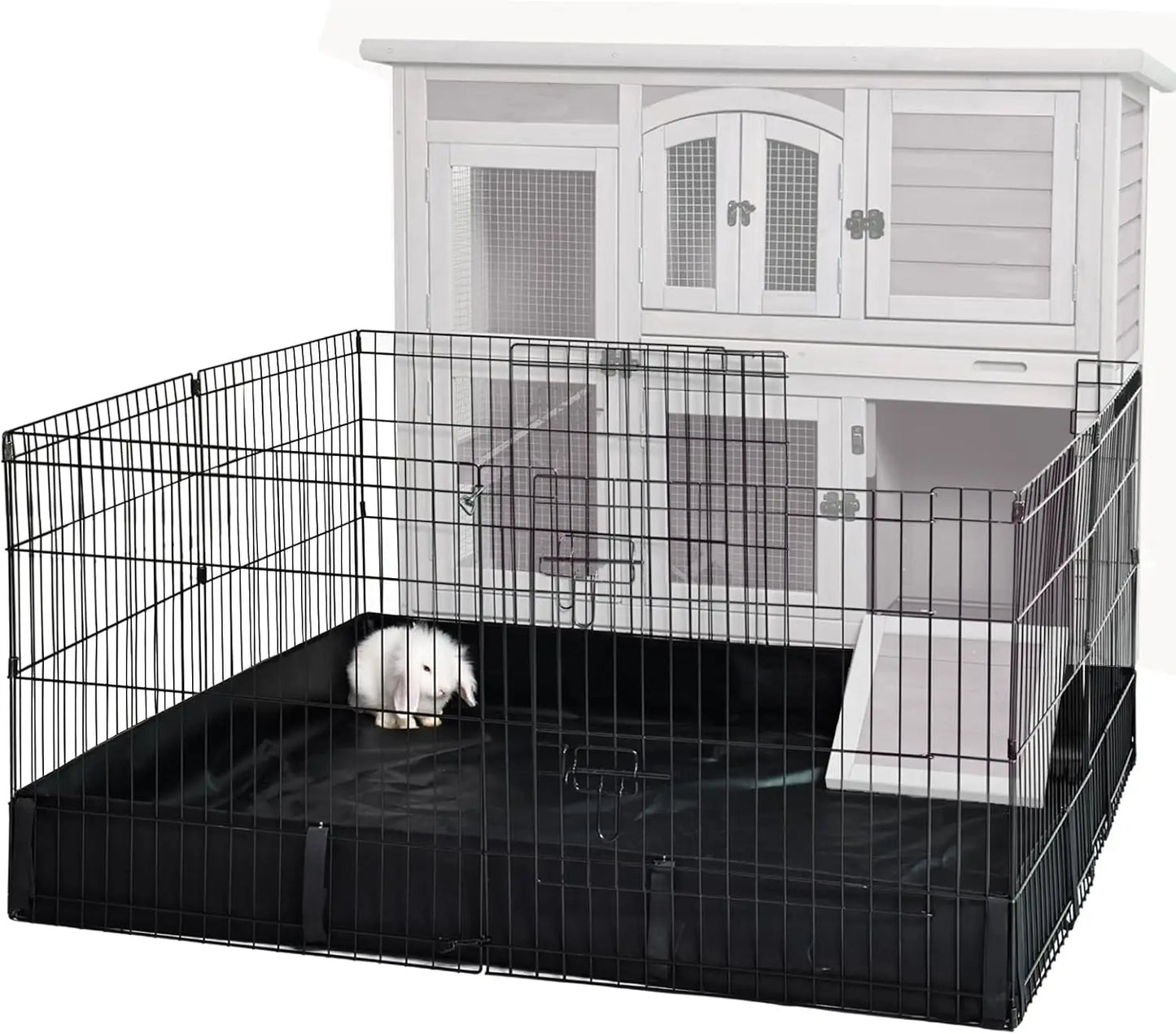 Rabbit Hutch Indoor Outdoor Bunny House