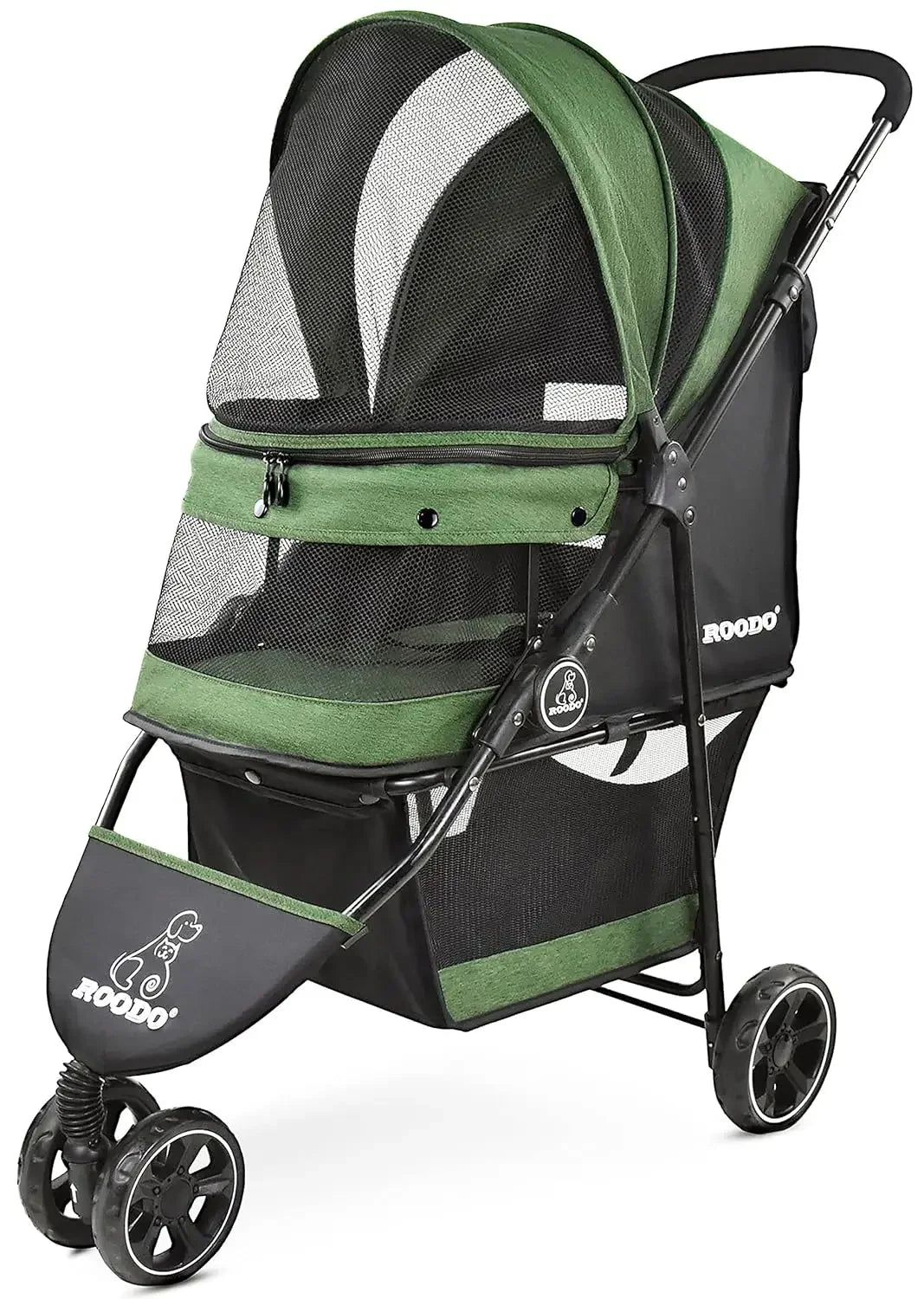 3Wheel small Pet Stroller Lightweight Foldable Compact