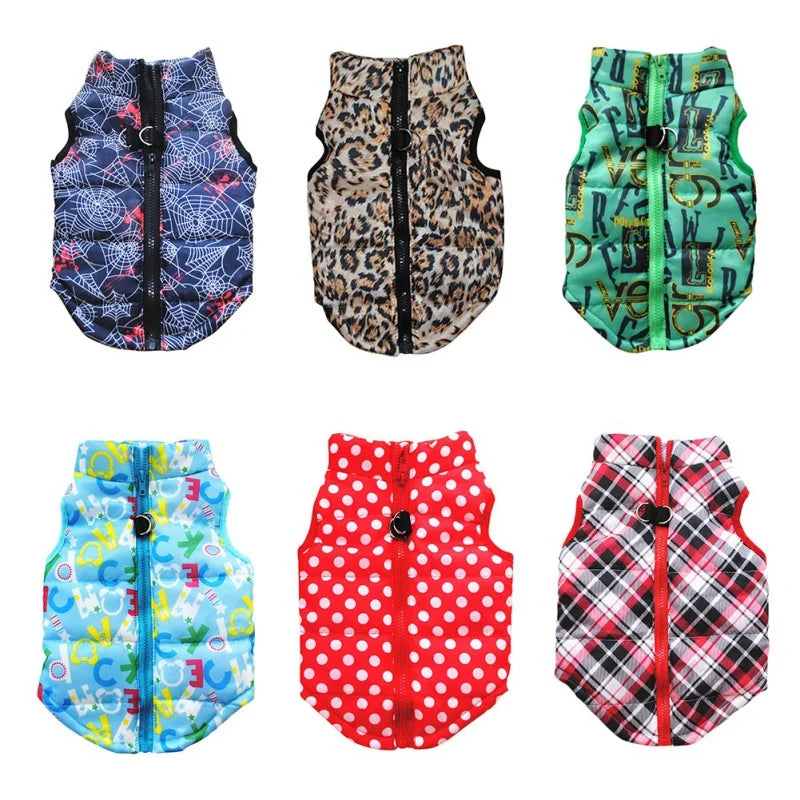 Windproof Dog Clothes For Small Dog Winter Coat Jacket