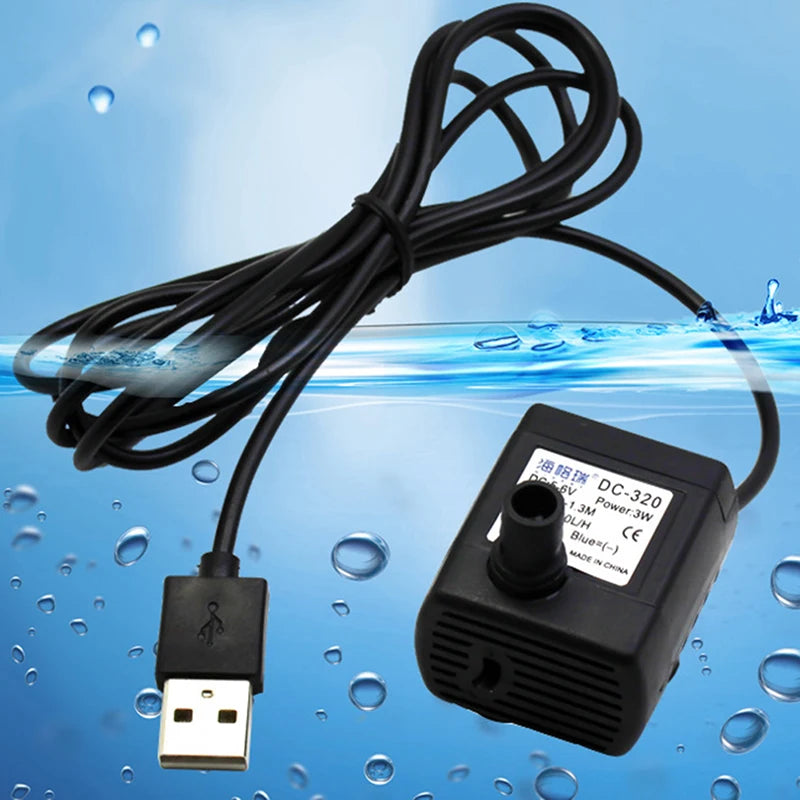 Pet Water Fountain Pump Dispenser Replacement Accessories DC