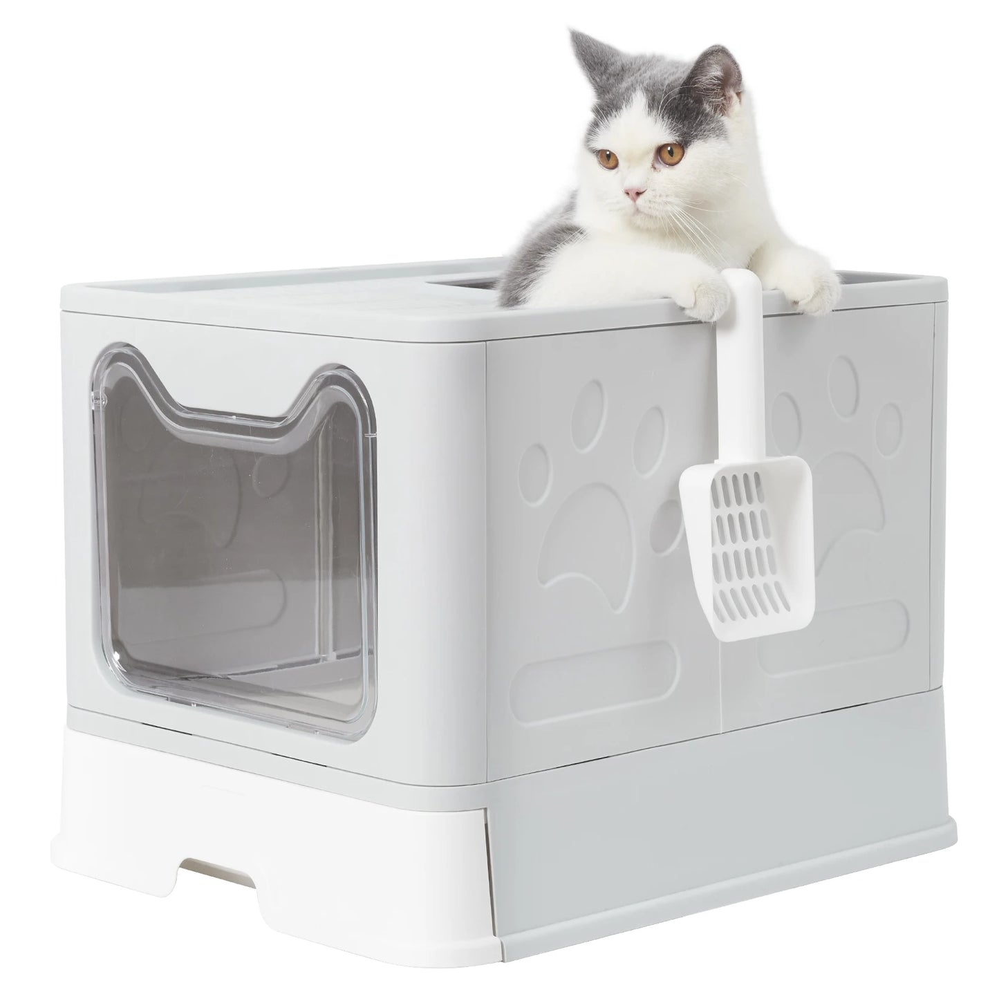 XXL Large Space Foldable Cat Litter Box