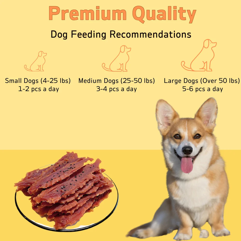 Sesame Duck Jerky Dog Treats
