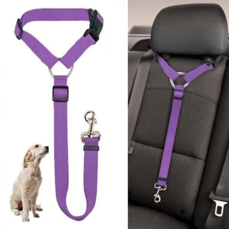 Dog Car Seat Belt Lead Leash Back Seat Safety Belt
