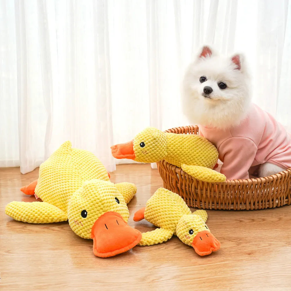 Dog Calming Duck Toy Pet