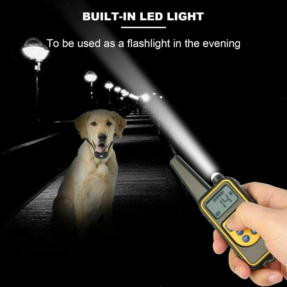 Dog Shock Training Collar Rechargeable Remote Control