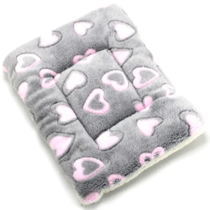 Soft Cat Bed Mats Short Plush Pet Sleeping Bed Mats