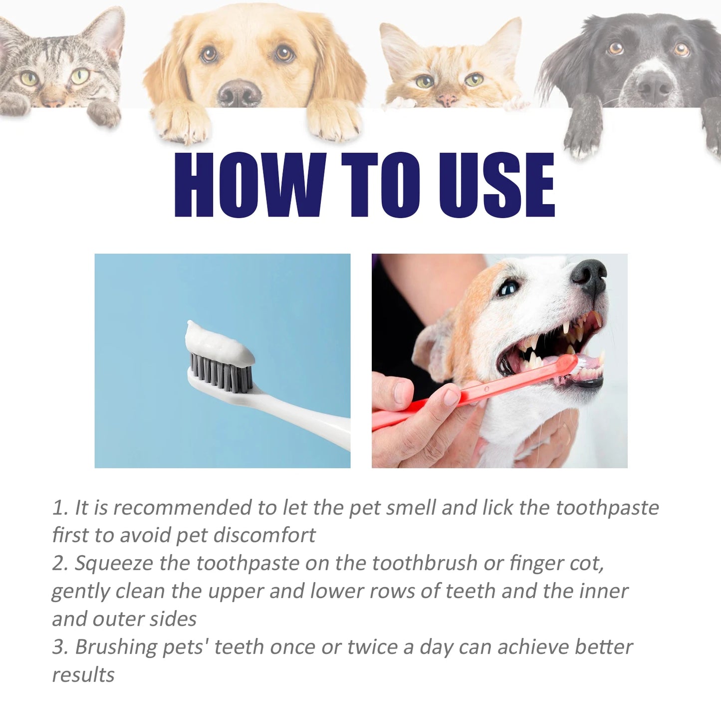 Pets V34 Cleaning Toothpaste Dental Fresh breath