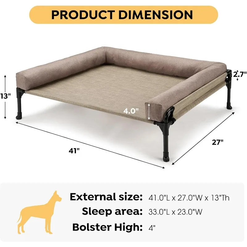 Elevated Raised Dog Bed-Cooling Outdoor