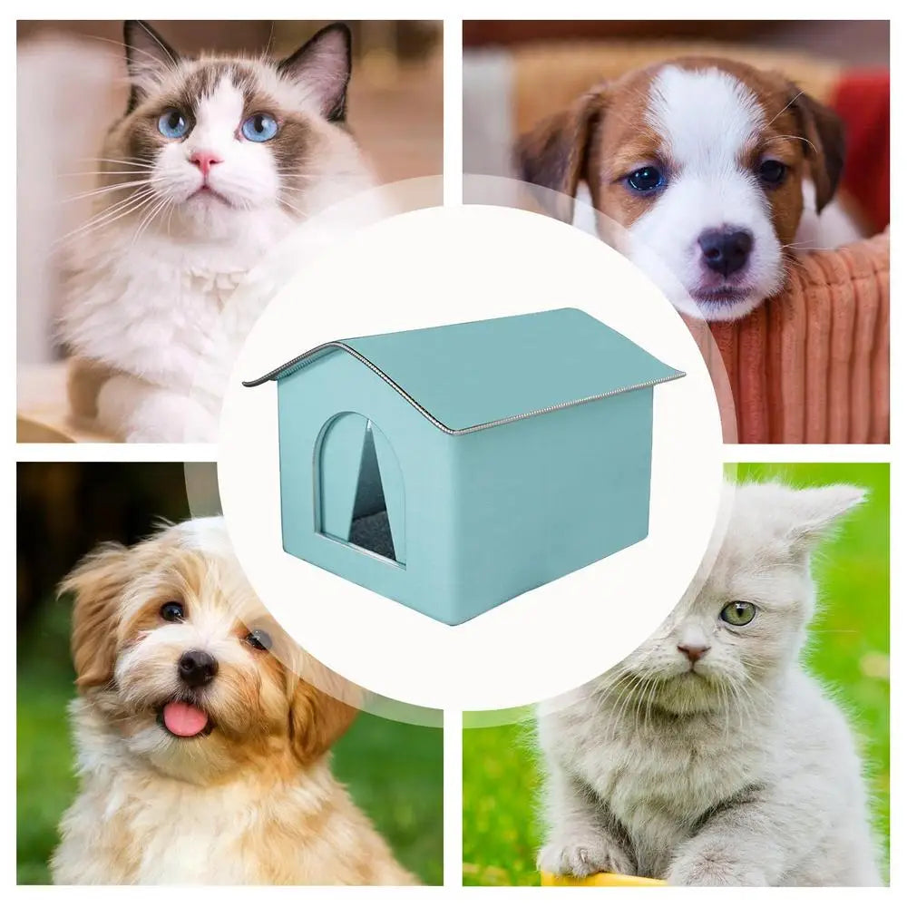 Outdoor Pet House Foldable Warm Waterproof