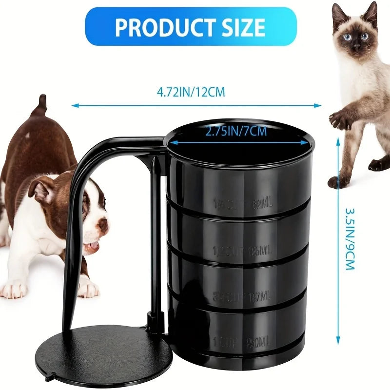 Dog Food Scooper 4 Capacity Cup In 1
