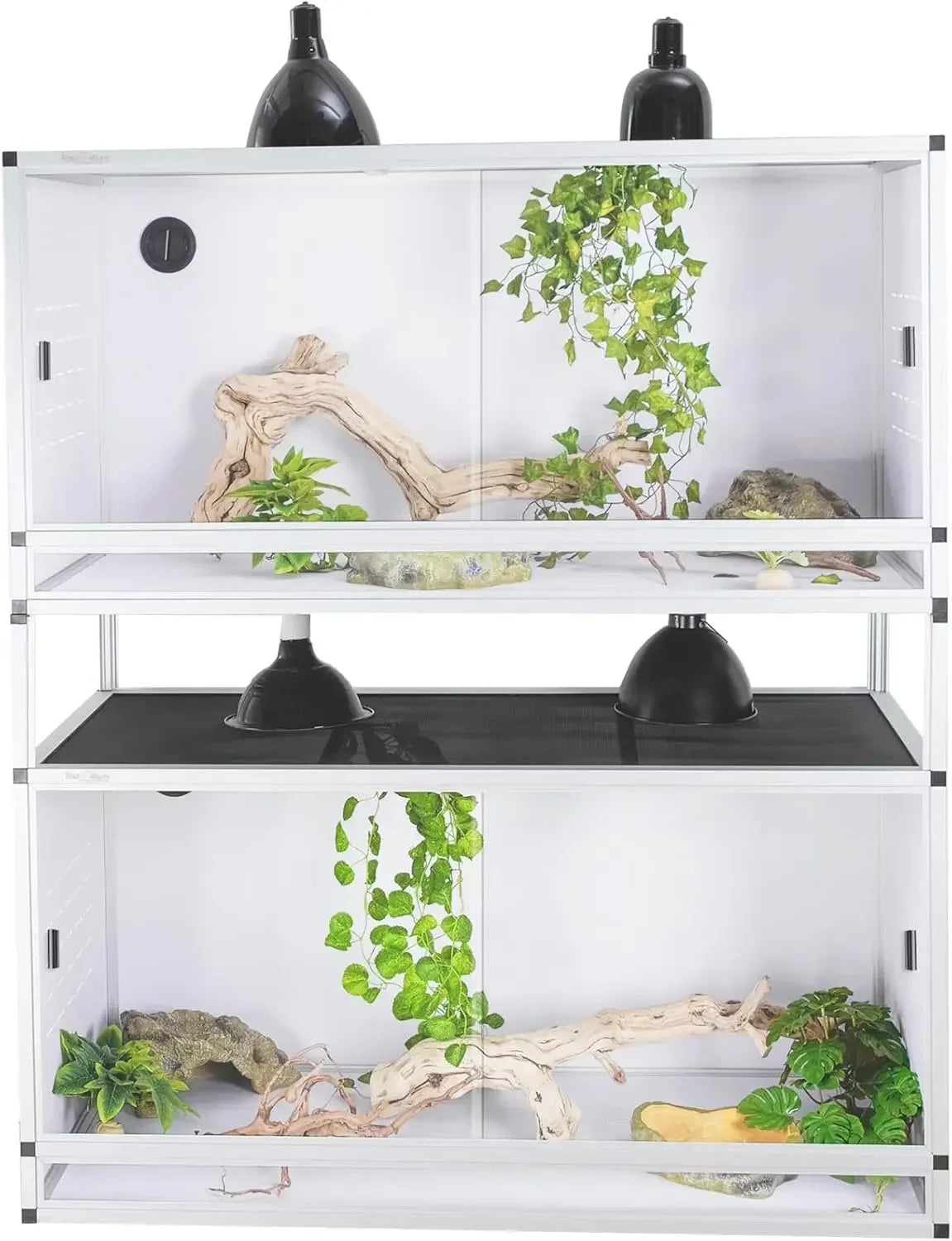 PVC Reptile Enclosure 40x16x16'' Large Reptile Terrarium Habitat