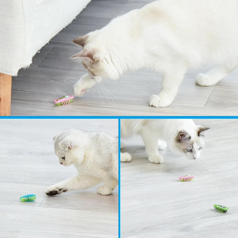 Interactive Electric Bug Cat Toy Escape Obstacle Automatic Toy