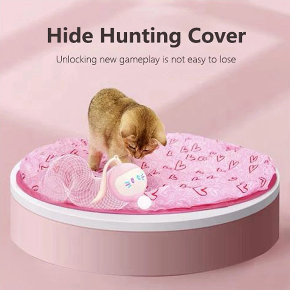 Interactive Cat Toy Automatic Pet Ball Colorful LED Rotating Ball