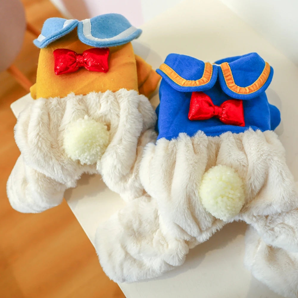 Winter Clothes Plush Warm Pet Costume