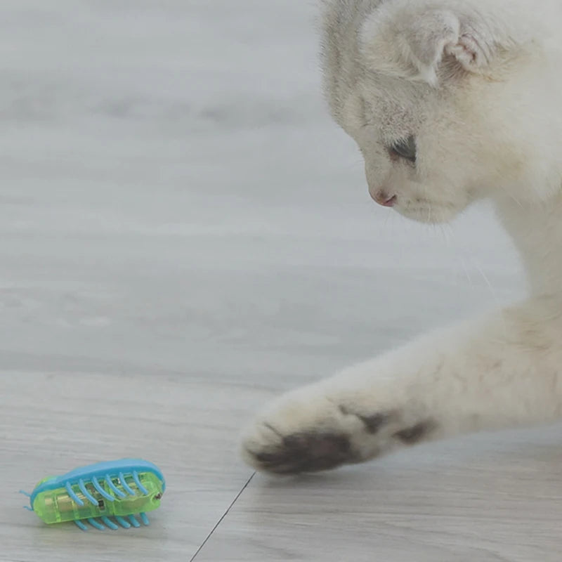 Interactive Electric Bug Cat Toy Escape Obstacle Automatic Toy