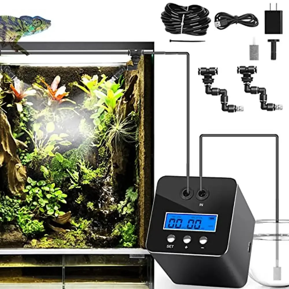 Reptile Humidifier Mister Misting System 360°Spray