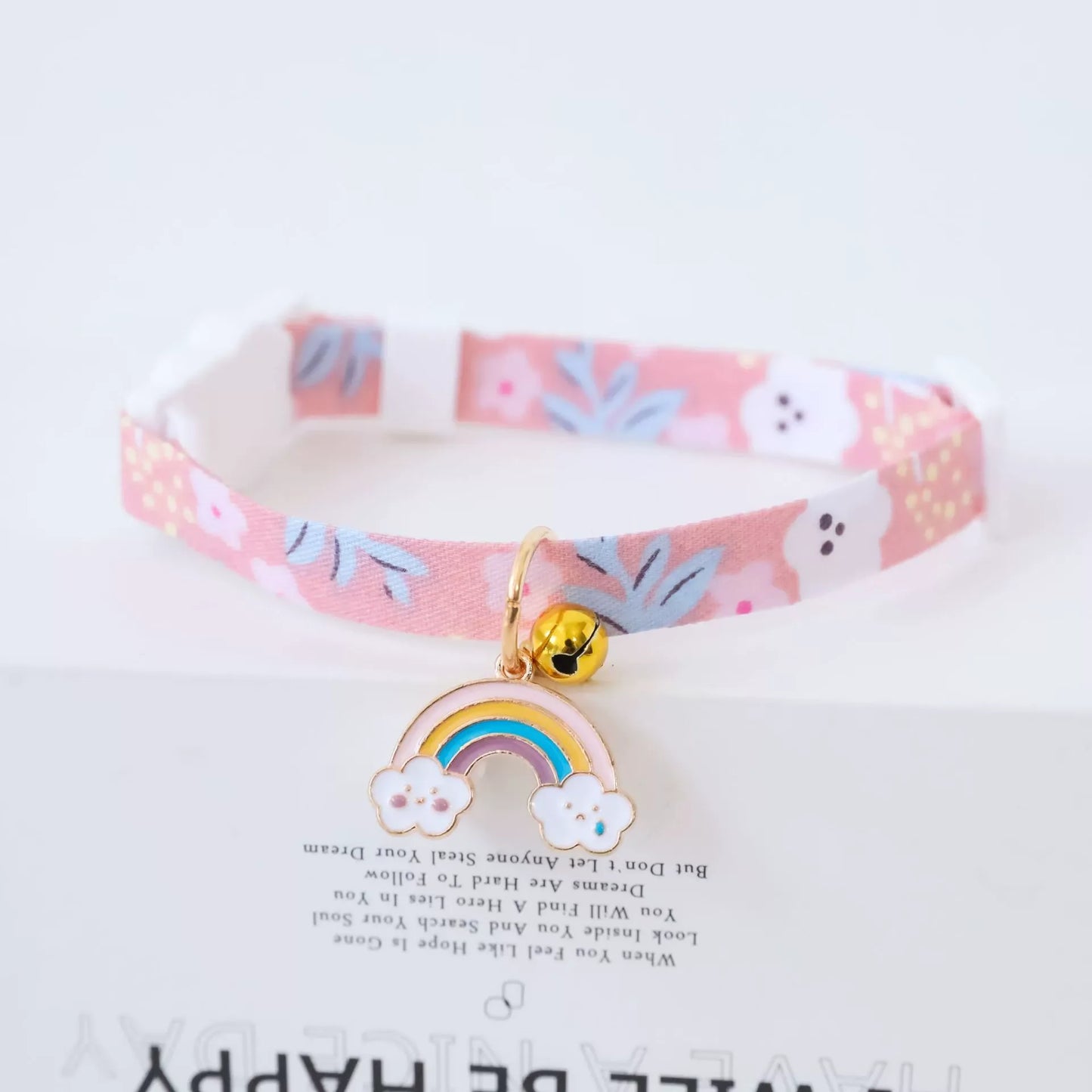 ins styal Pet Collar Safety moon Tie Adjustable Neck Strap