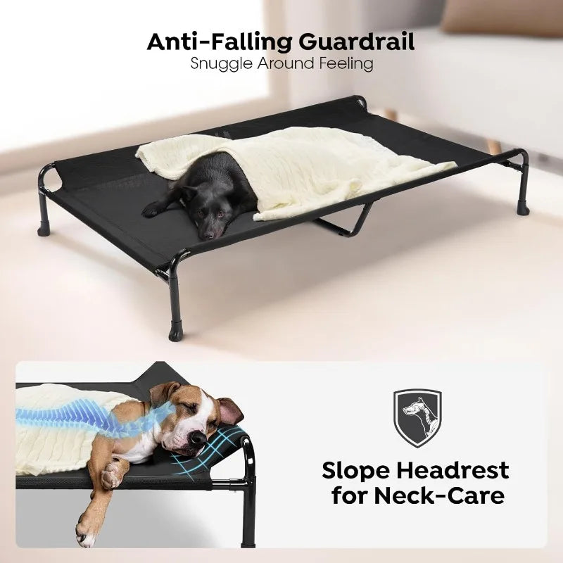 Cooling Elevated Dog Bed Non-Slip Feet