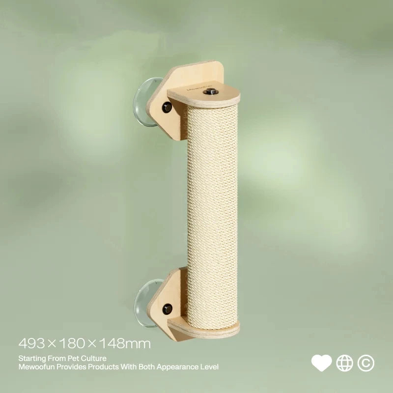 Mewoofun Air Cat Climbing Frame Window Post Set