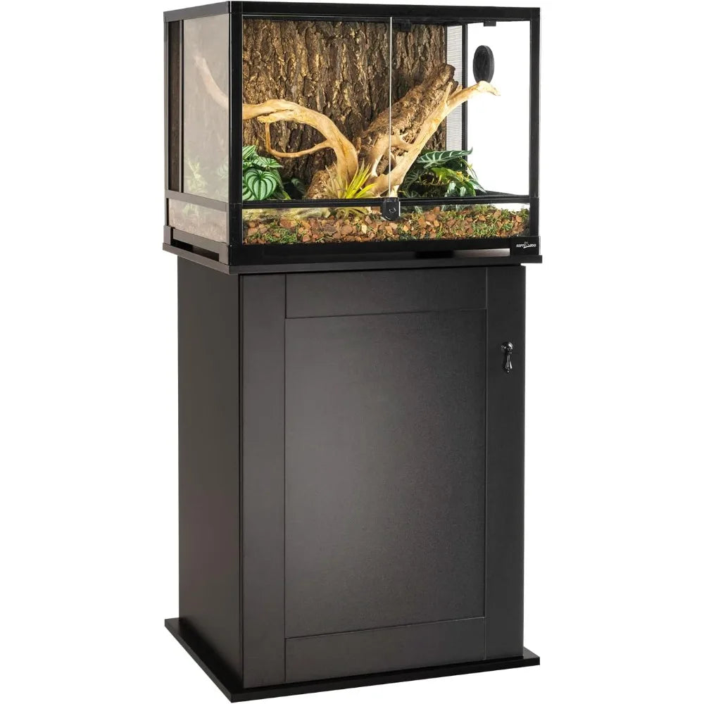 Reptile Terrarium Stand Wooden Terrarium Cabinet with Storage