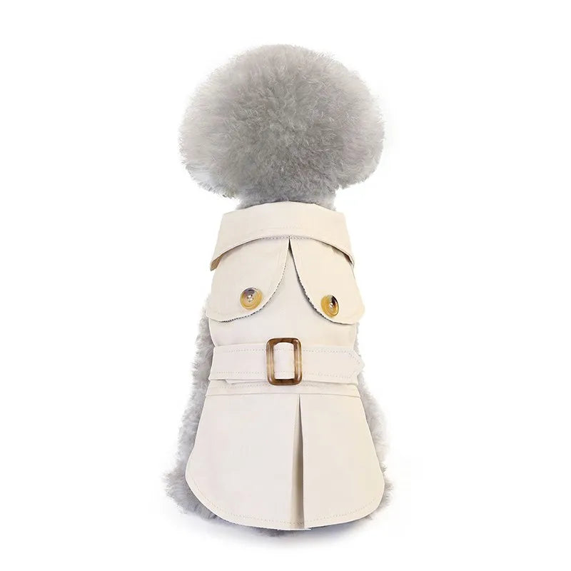 Fashion British Style Dog Winter Thicken Jacket Coat