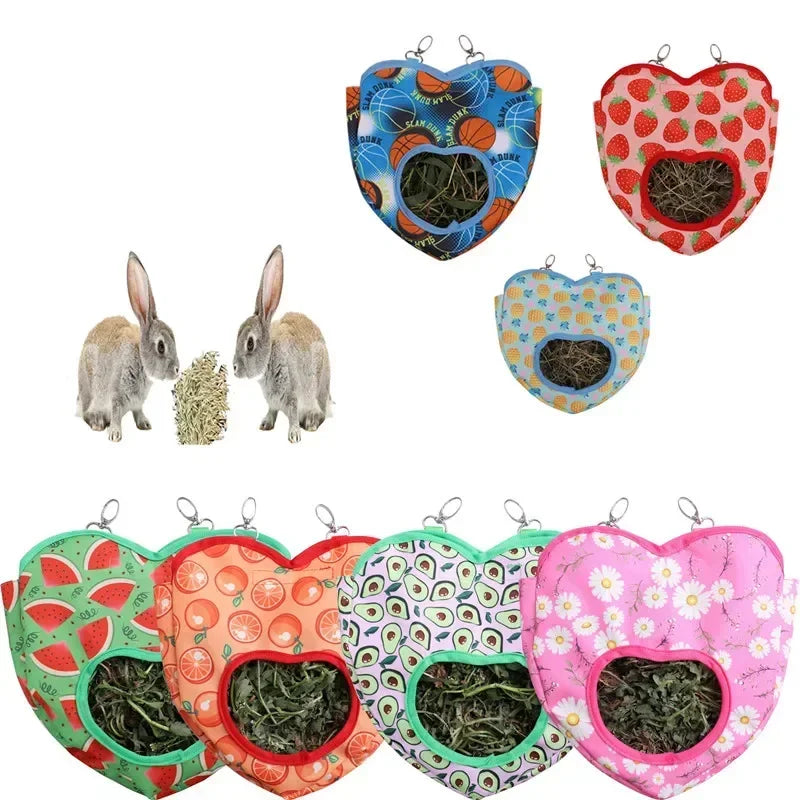 Guinea Pig or Rabbit Hay Feeder with Hooks Hanging