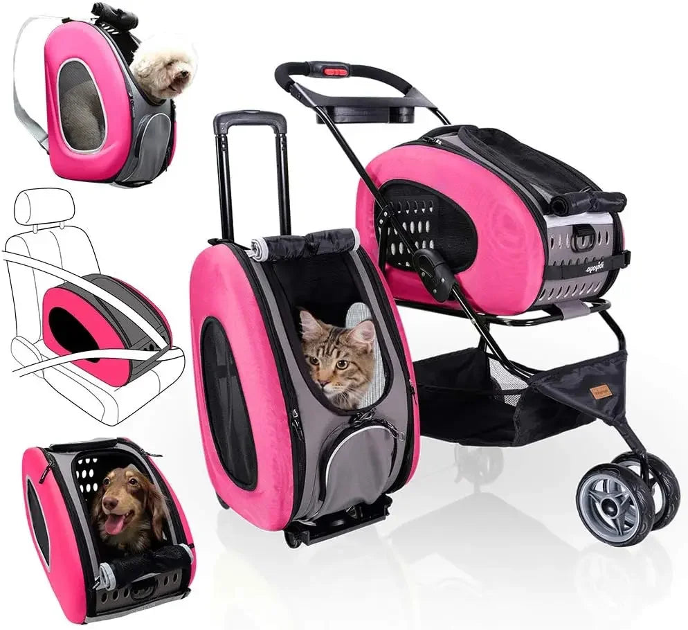 Five in One Foldable Small pet Combination stroller