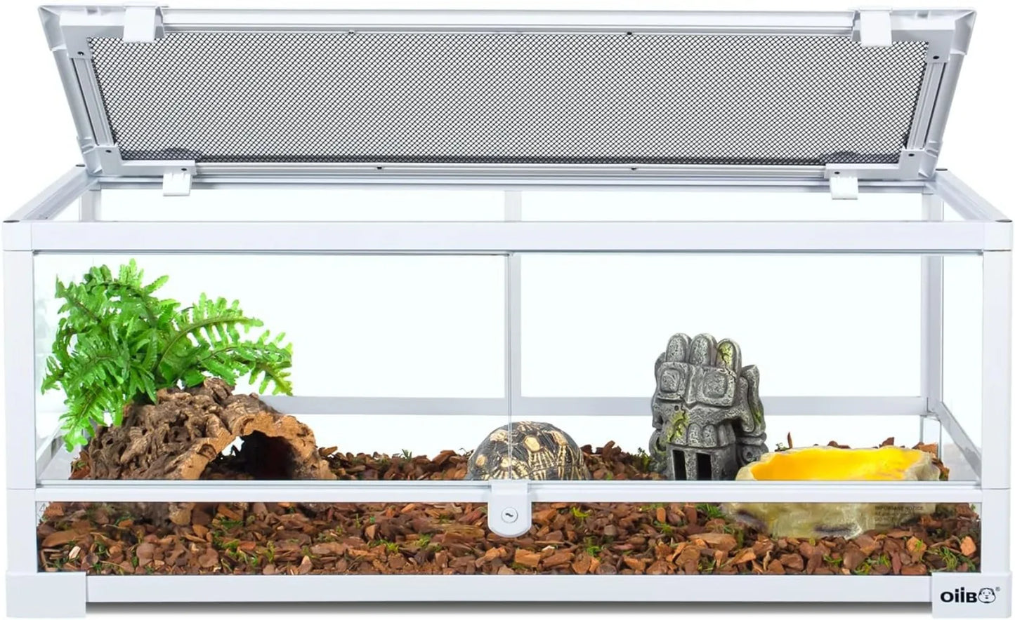 Full Glass Long Tank Reptile Terrarium