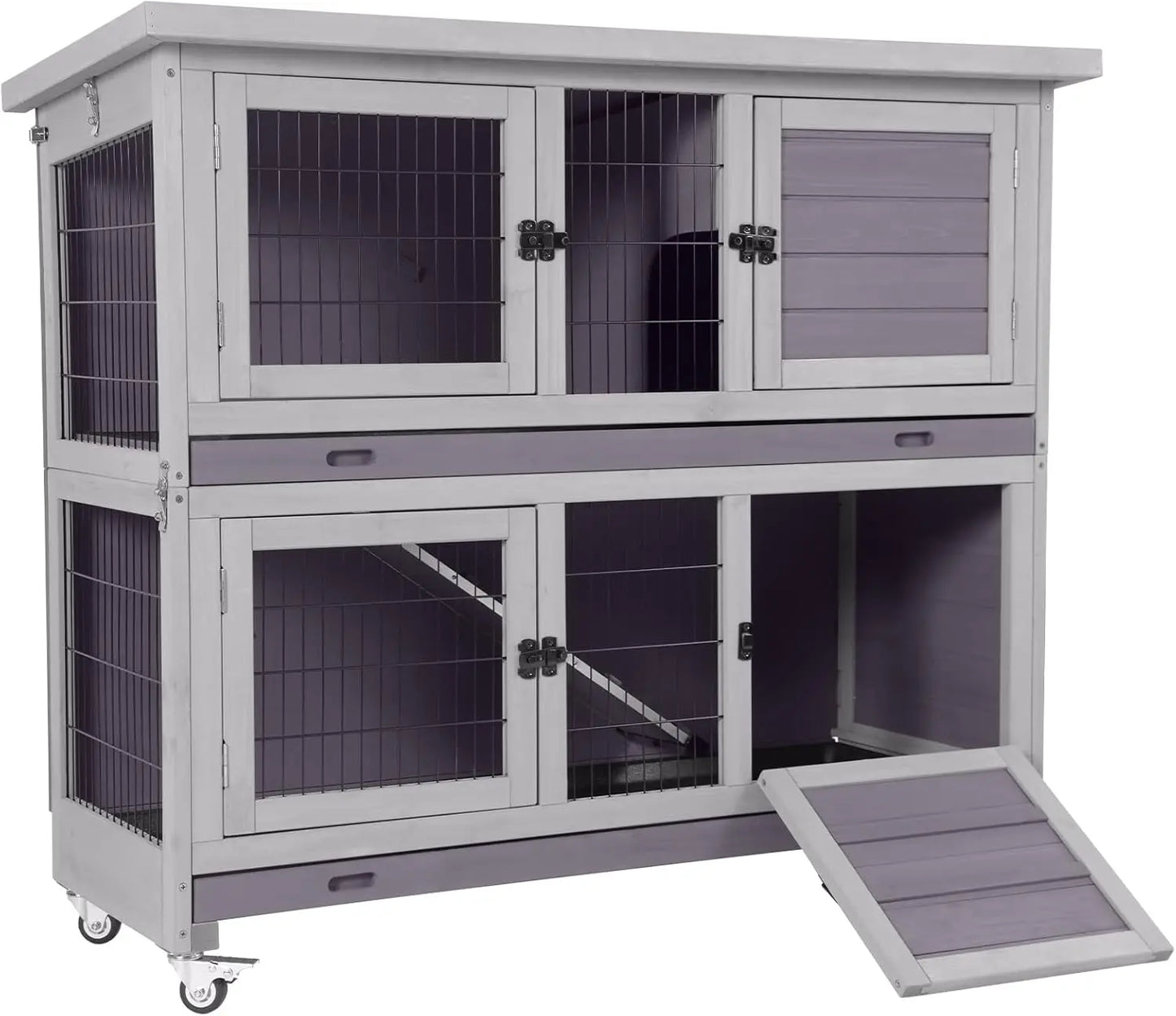 Rabbit Hutch Indoor Outdoor Bunny House