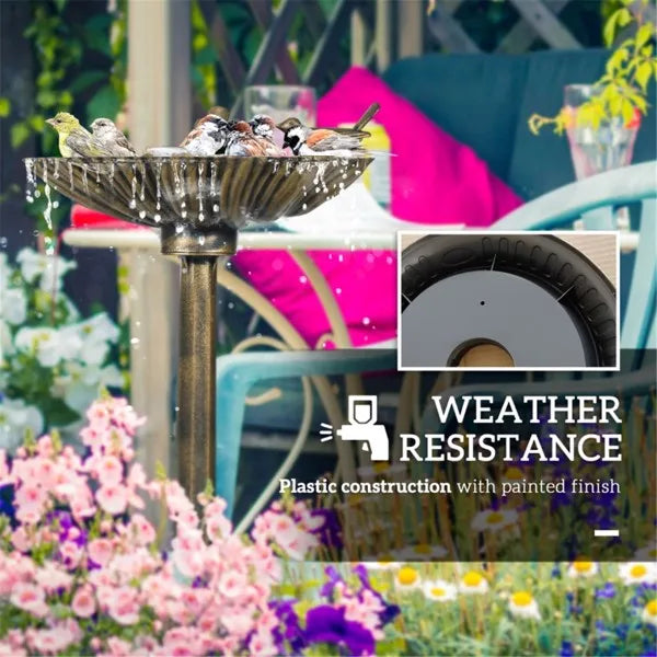 bird feeder or bird bath gardening fountain
