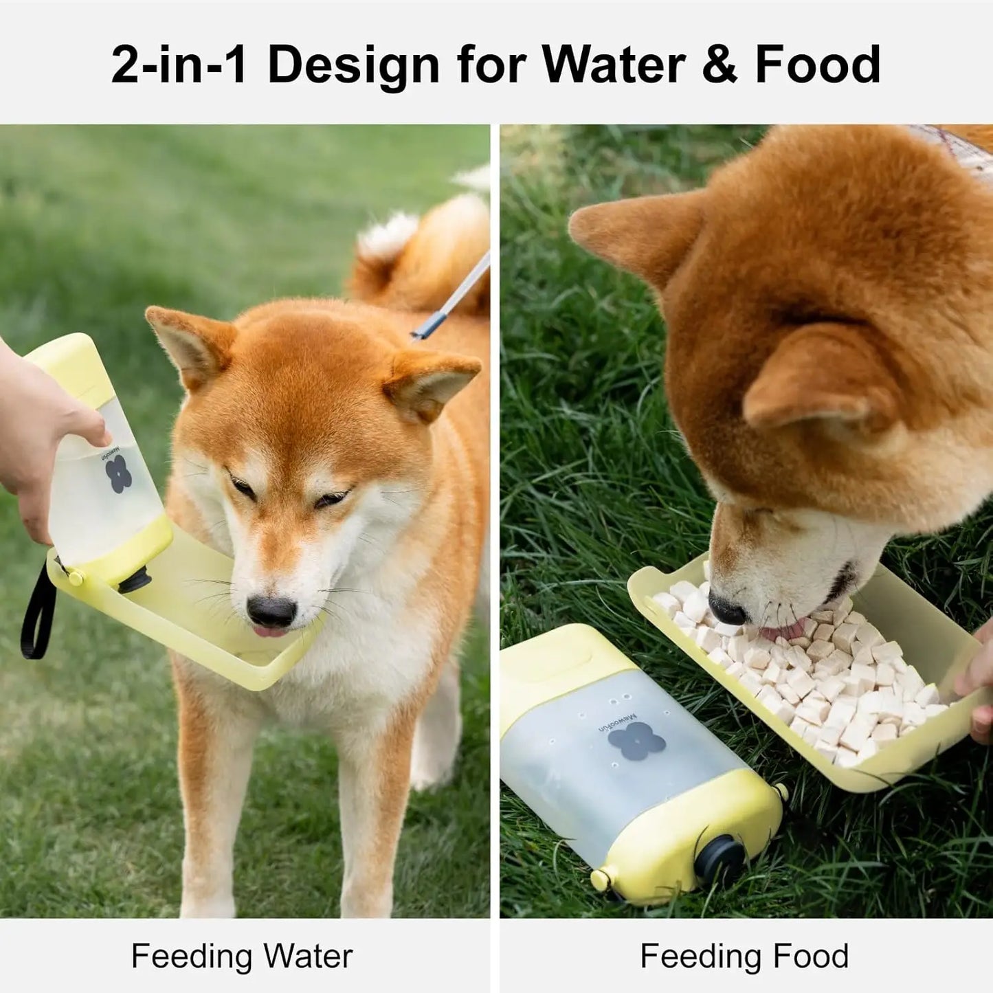 Mewoofun Portable Dog Water Bottle Leak Proof Water Bottle