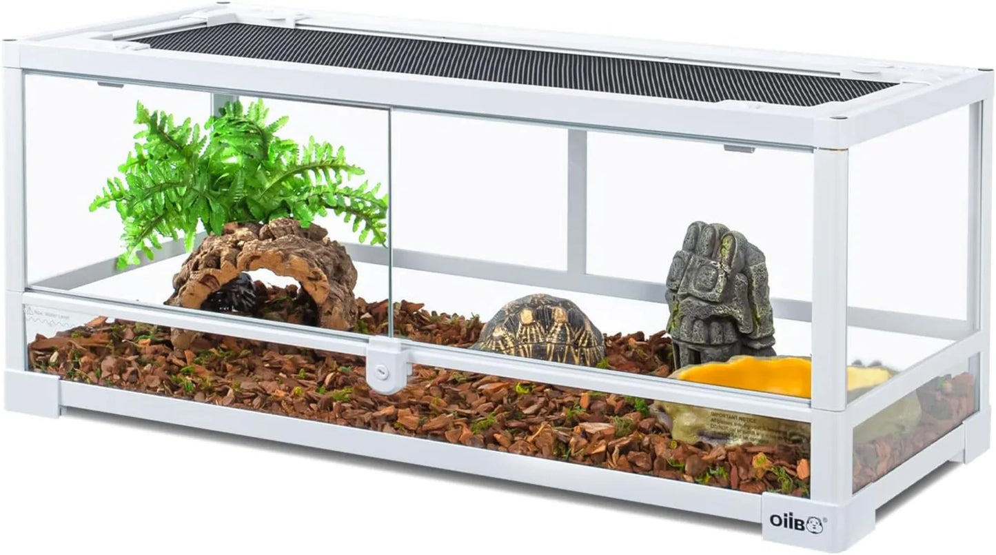 Full Glass Long Tank Reptile Terrarium