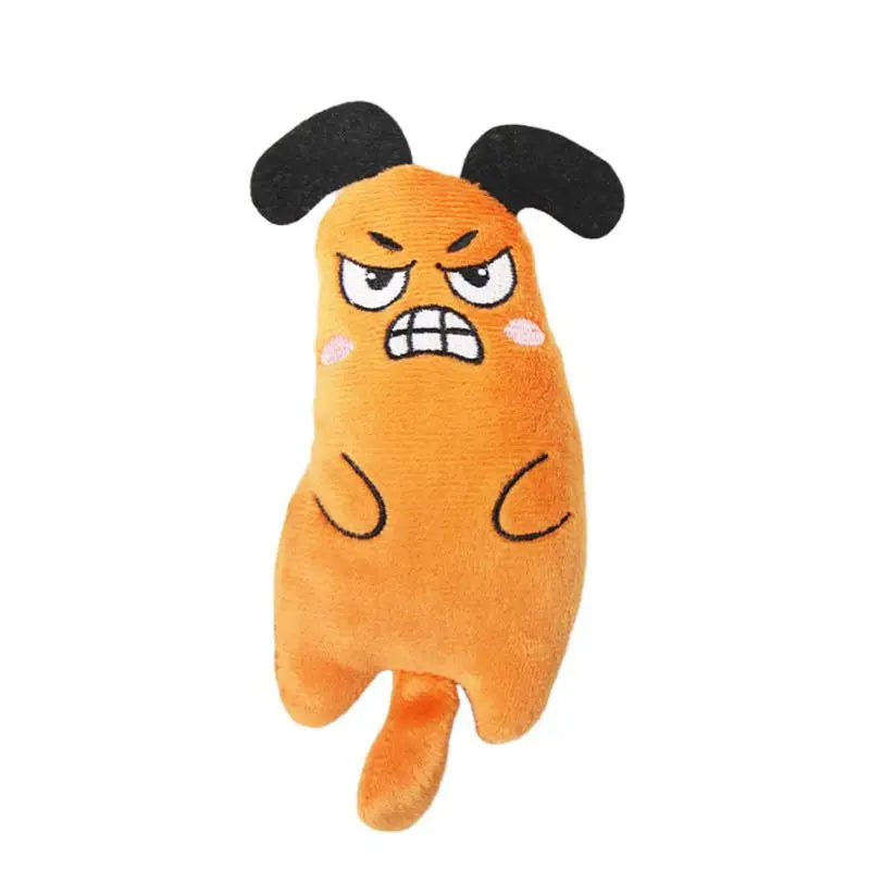 Cat Interactive Plush Cat Toy Chewing Squeaky Toy