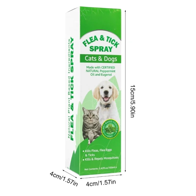 100ml Fleas Cats Or Dog Control Tick Fleas Eggs Fleas