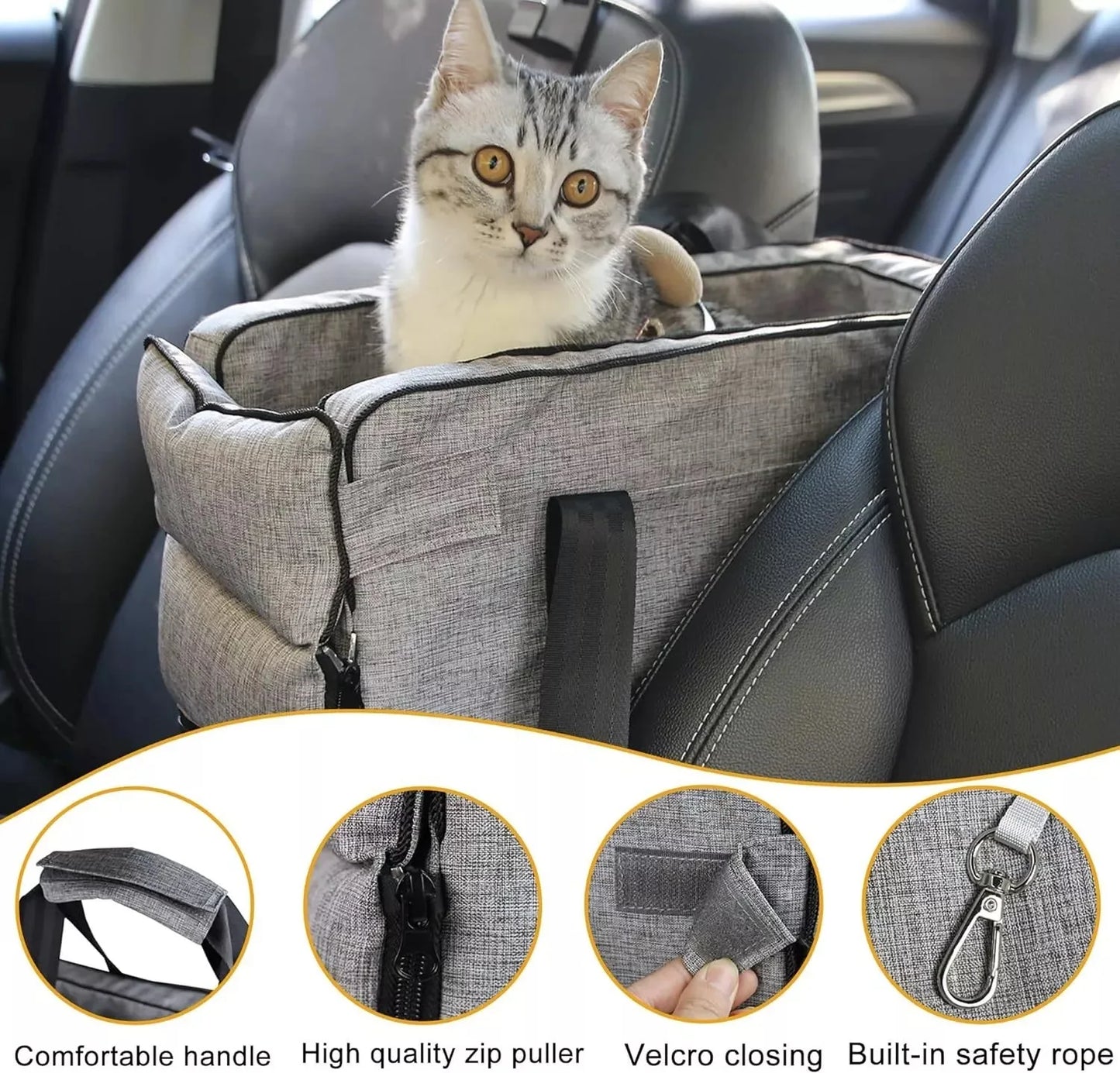 Pet Safety Booster Seat Central Car Seat