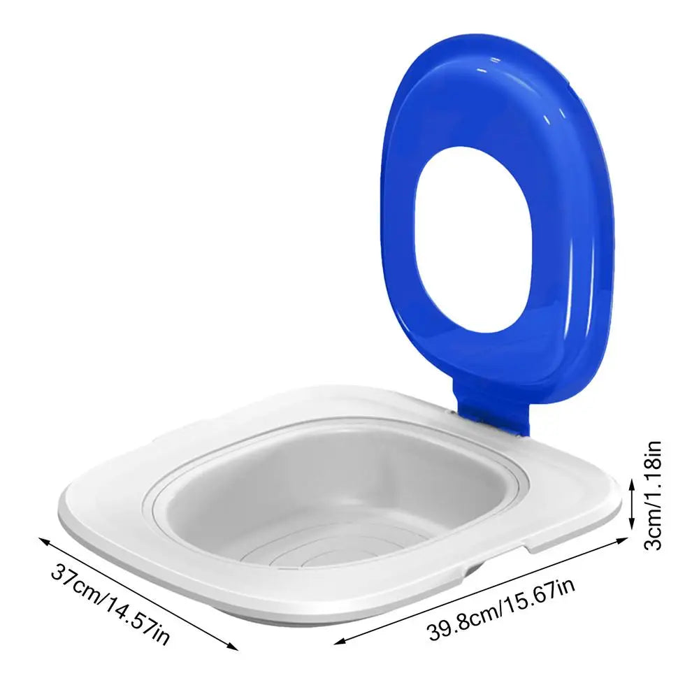 Portable Litter Tray Toilet Training Kitten Potty System Reusable Toilet