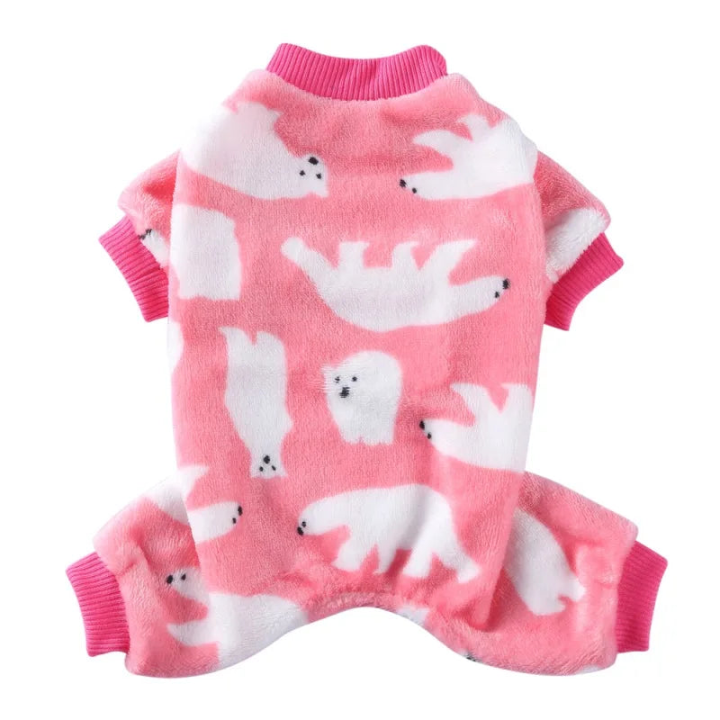 Pet Christmas Pajamas Red Black Buffalo Plaid Jumpsuit Dog Clothes