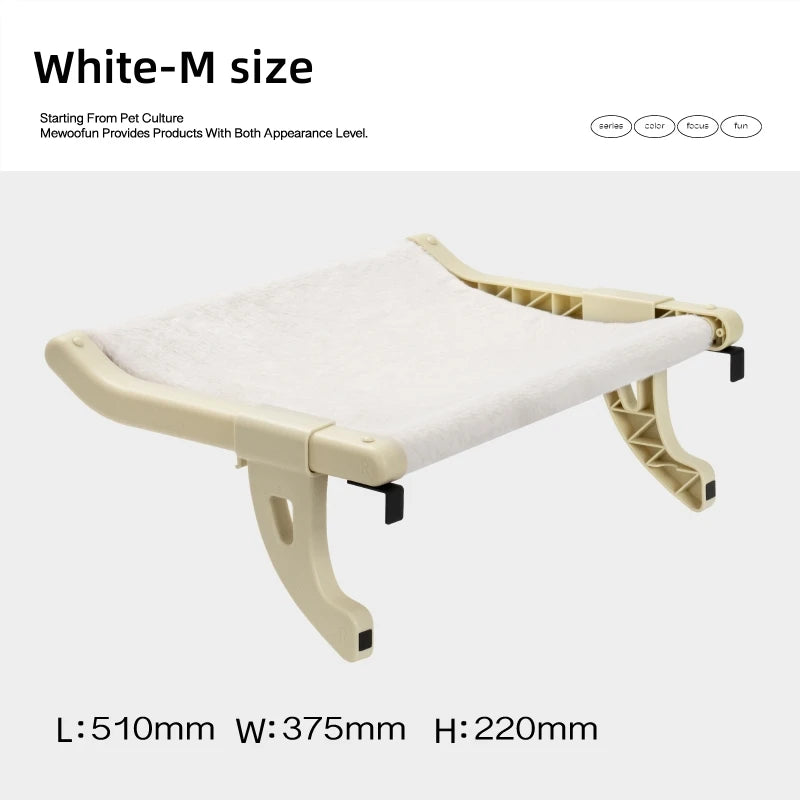 Mewoofun Cat Hammock One-Step Sliding Adjustment for Window