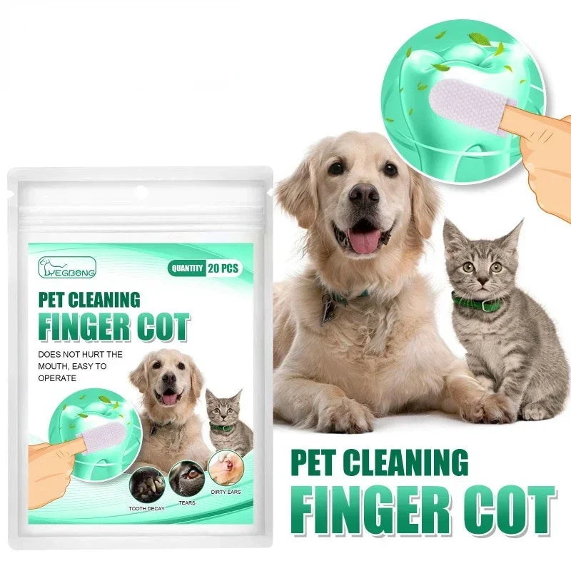 20-Piece Dog Toothbrush Easy Teeth Cleaning for Pets