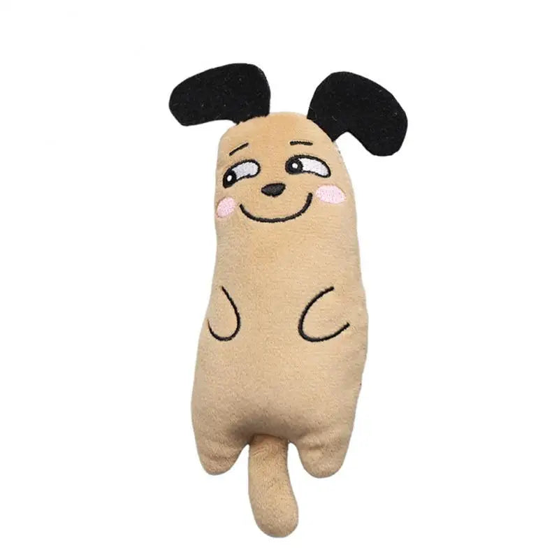Cat Interactive Plush Cat Toy Chewing Squeaky Toy