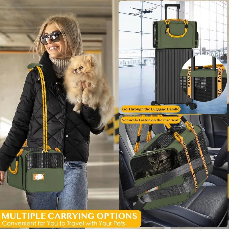PAWZIDEA Double Pet Stroller for 2 Small or Medium pet