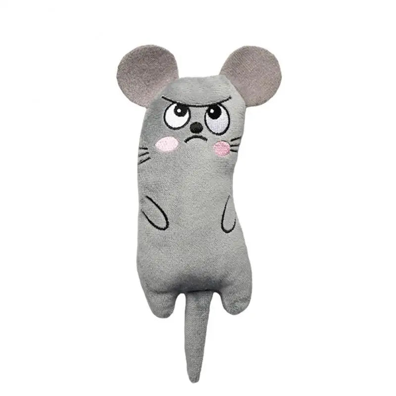 Cat Interactive Plush Cat Toy Chewing Squeaky Toy