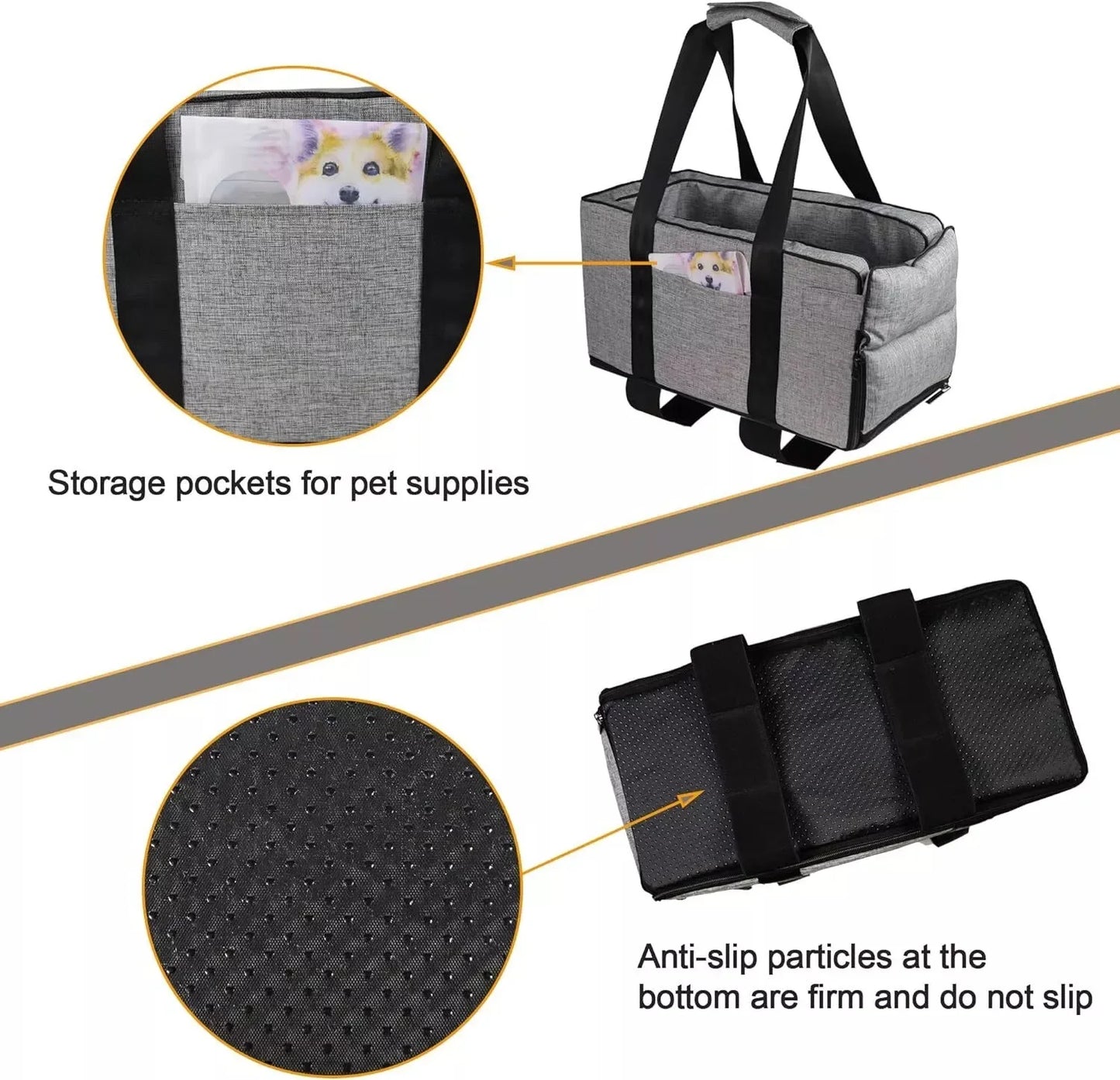 Pet Safety Booster Seat Central Car Seat