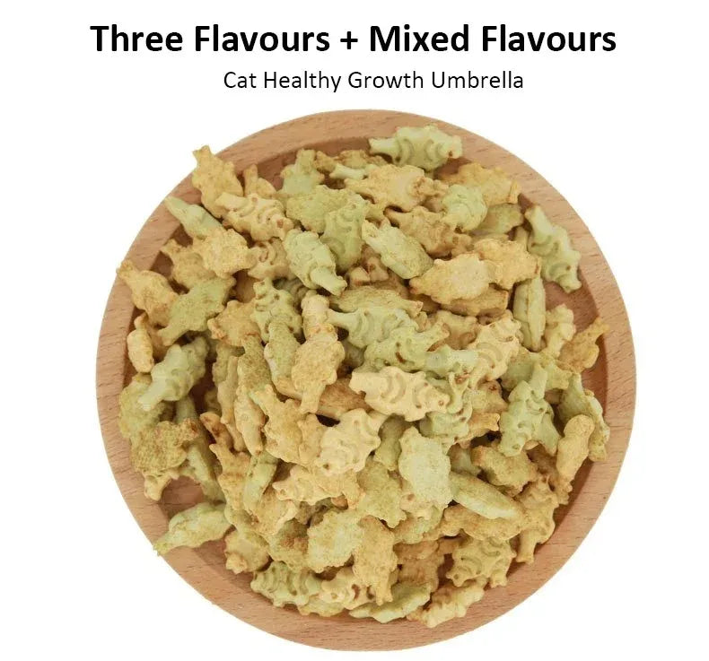 Cat Biscuits Salmon Snacks Multiplicity Nutrition Health