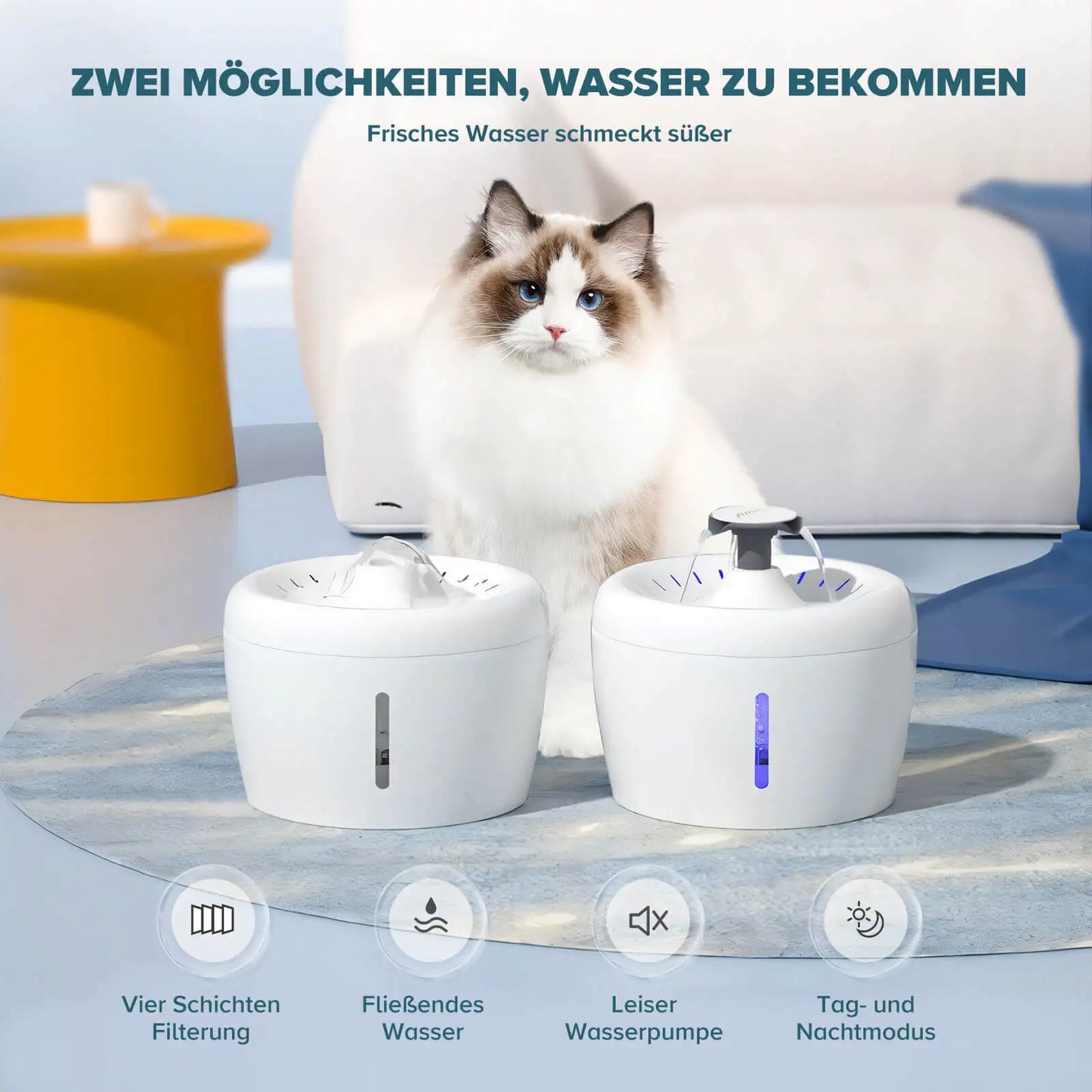 Amicura 2.5L Water bowl Cat Fountain