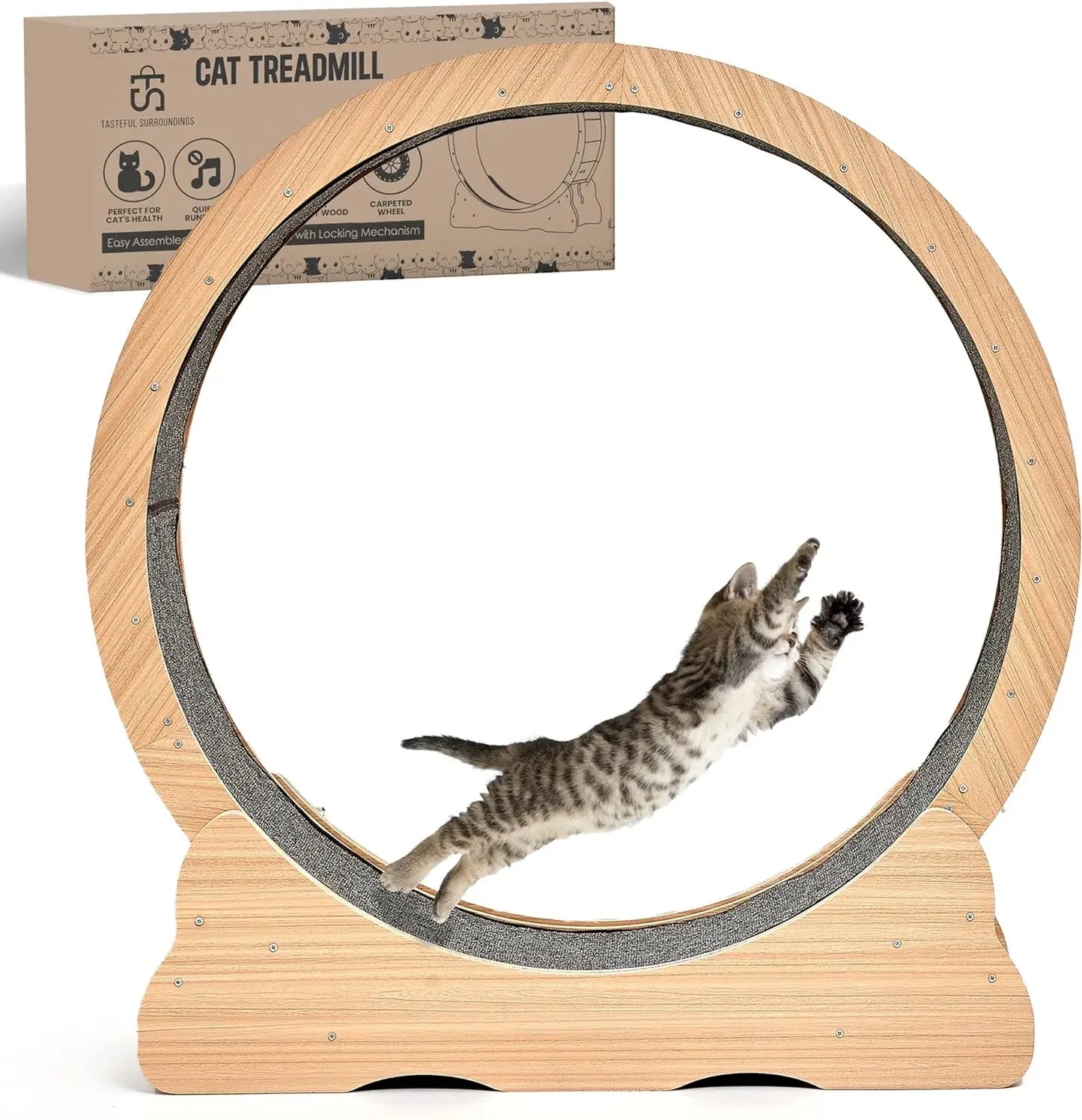 Cat Running Exercise Wheel Treadmill
