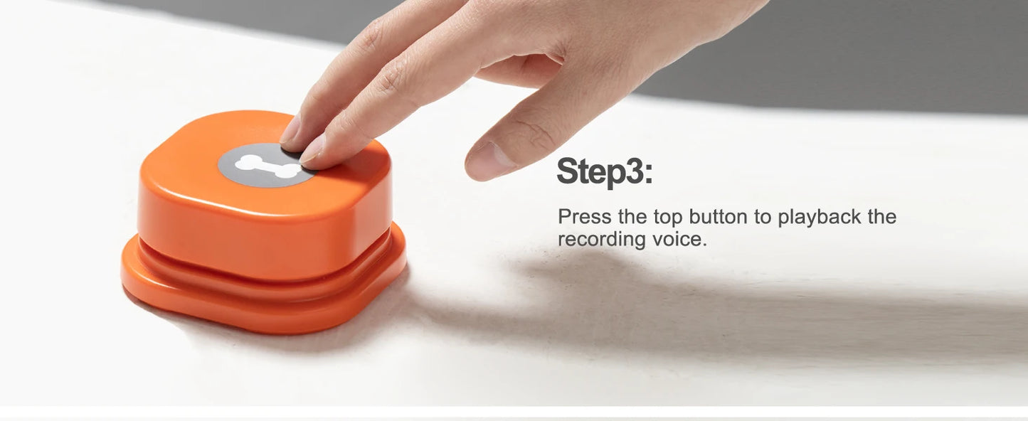 Mewoofun Dog Buttons Rubber Mat Recordable Dog Talking