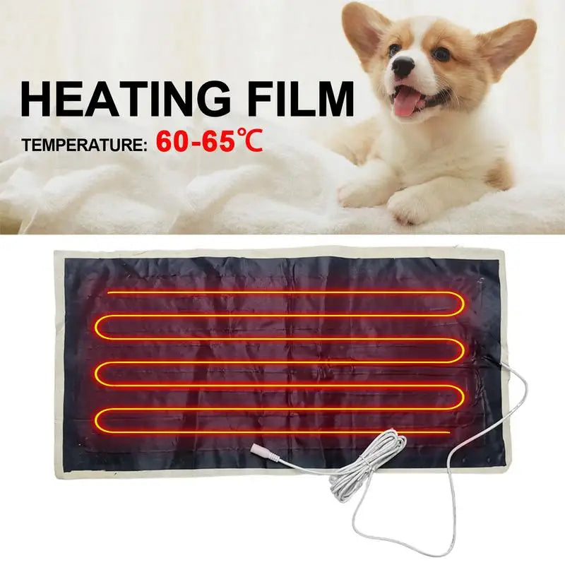 12V Heating Film Folding Heated Sheet For Pet Warm Bed Mat