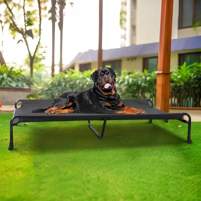 Cooling Elevated Dog Bed Non-Slip Feet