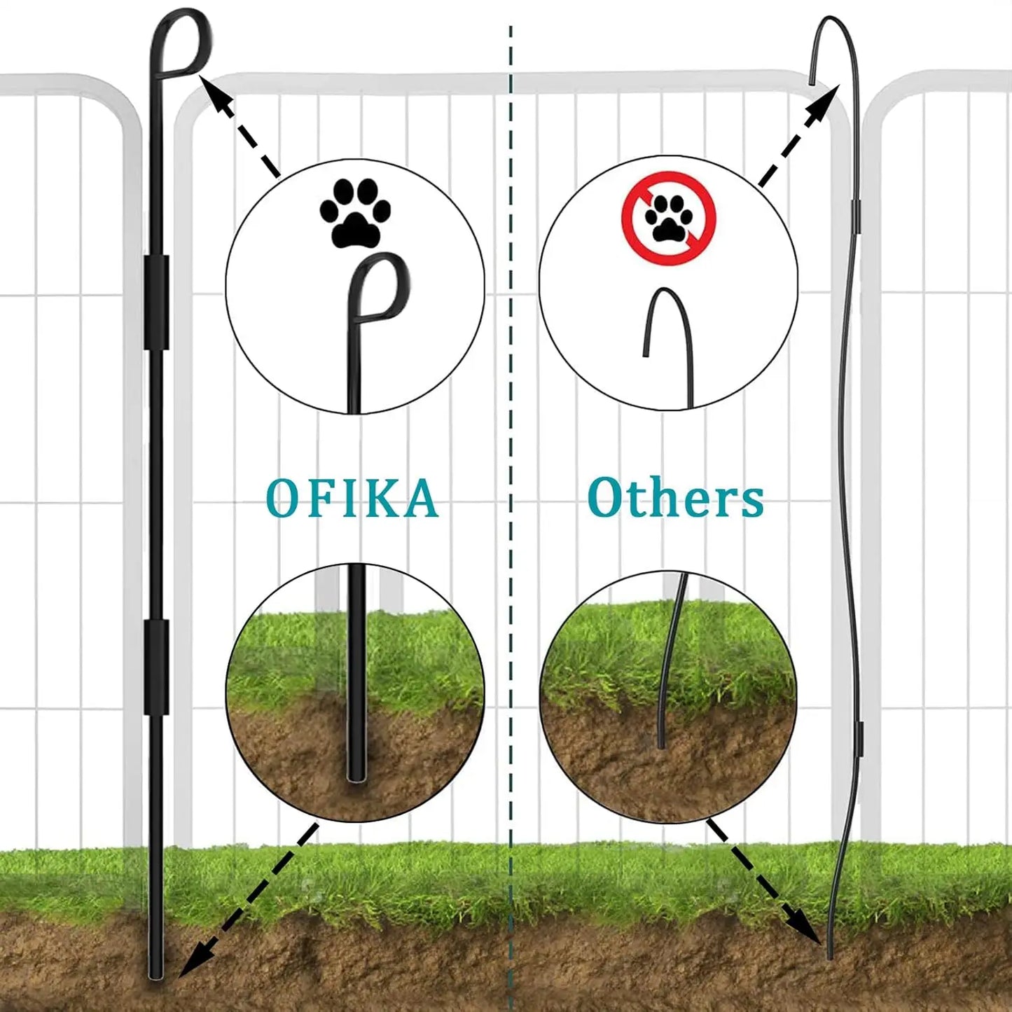 Heavy Duty Metal Dog Playpen for Pets